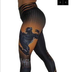 Superhero Leggings Black Panther